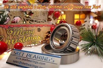The SKET bearing company wishes everyone a Merry Christmas and a Happy New Year!