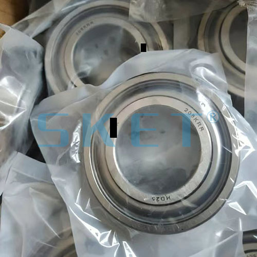 Close-up of a SKET disc harrow bearing sealed inside a transparent, anti-moisture vacuum bag