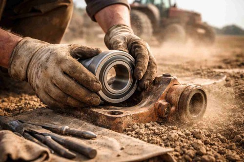 bearing installation in dusty agricultural environment contamination risk