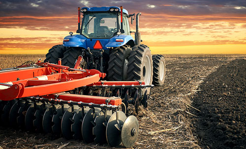 Heavy duty agricultural bearing application for disc harrow and farm machinery