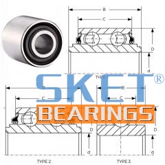 5206KPP3 Agricultural Bearing