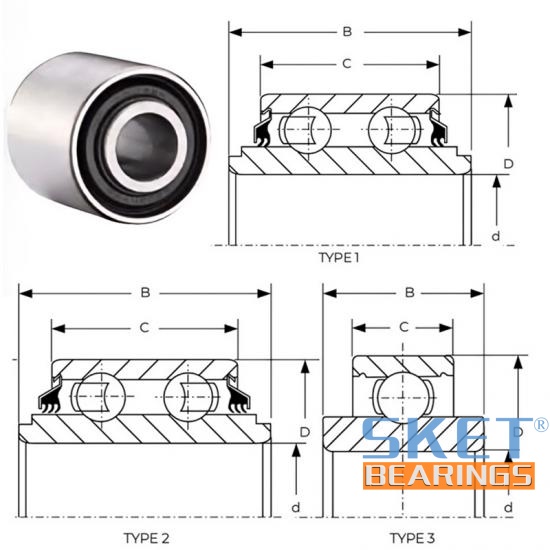 WIR211-33 Agricultural Bearing