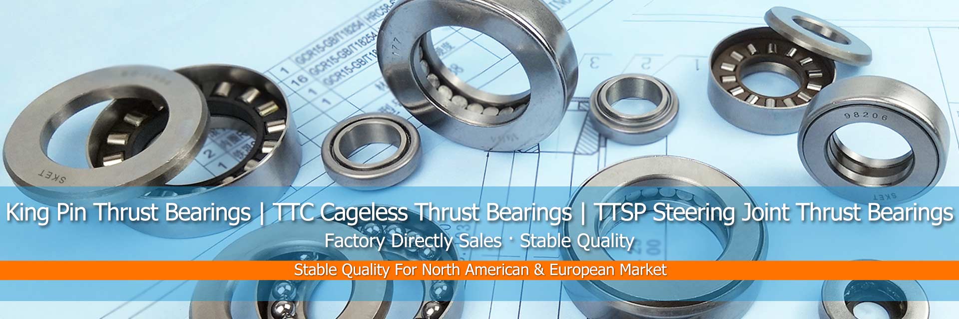 Clutch/Kingpin Thrust Bearings,TTC Cageless/TTSP Steering Joint Thrust Bearings