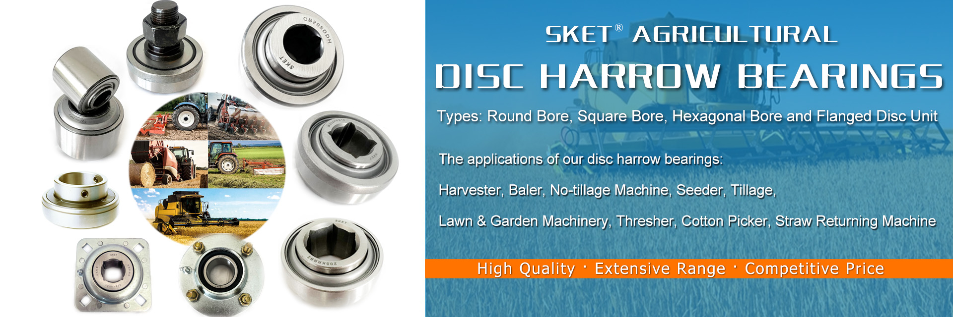 Agricultural Disc Harrow Bearing