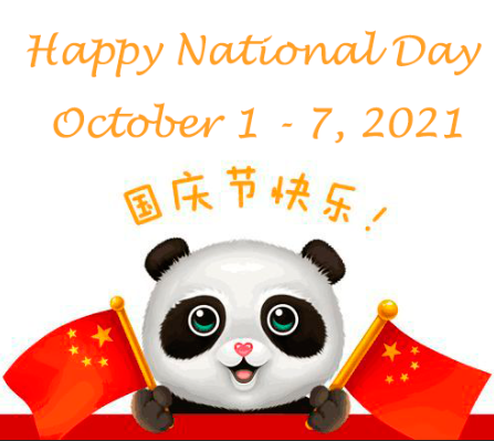 China National Day Holiday Notice